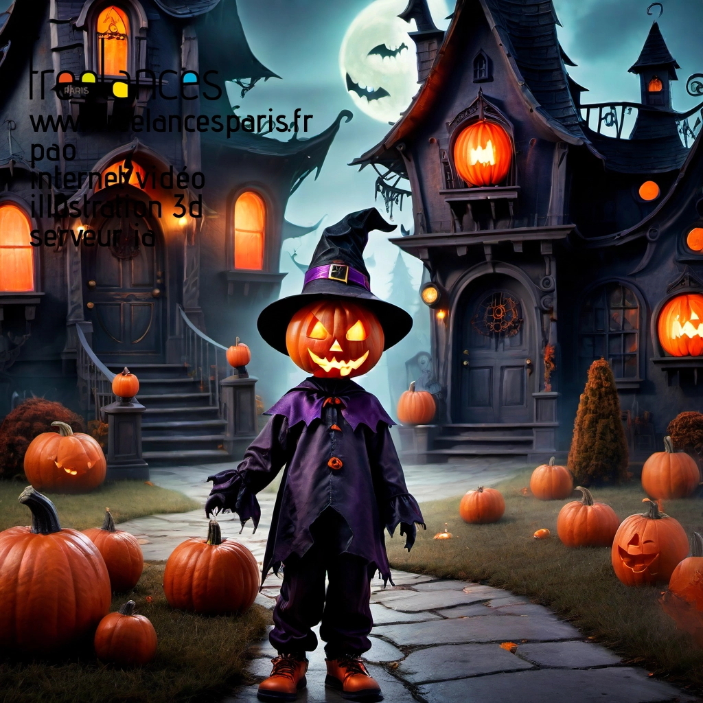 Pao mise en page internet vidéo illustration 3d serveur IA générative AI freelance paris studio de création magazines rj0p8qz0